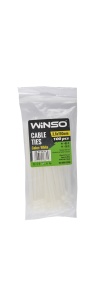 Coliere plastic 3,6x150 Alb - Set 100 buc