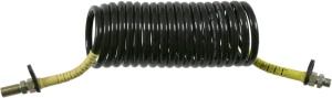 Furtun spirala Negru (M18 x 1,5 / M16 x 1,5) 4m