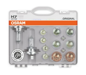 Kit rezerva becuri Osram H7 24V