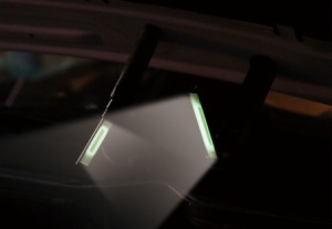 Lanternă subțire cu mini Head COB LED 150/75 LmTop SMD LED 30 LM 1200mAh li-ion