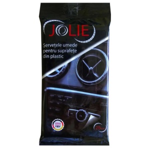 Servetele umede auto pentru suprafete din plastic Jolie 25 buc