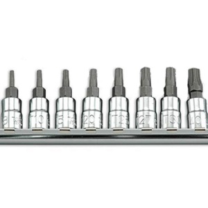 Set capete chei tubulare biti torx pentagonal 1/4