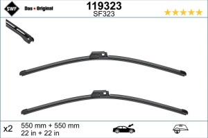 Set lamela stergator SWF Wiper FB OE LHD 550/550 mm