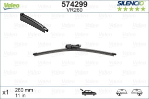 Stergator Valeo Silencio 28 cm