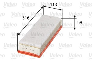 VALEO 585015 Filtru aer echivalenta C 3282 - Img 4