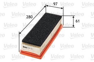 VALEO 585181 Filtru aer echivalenta C 2859 - Img 5