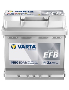 VARTA DYNAMIC EFB N50 12V 50Ah 550A