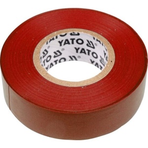 Banda izolatoare rosie 19 mm x 20 m Yato YT-8166