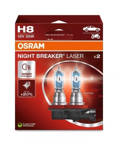 Bec Halogen Osram Night Breaker Laser H8 | 12V - PGJ19-1