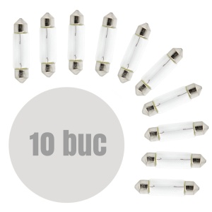 Bec MTR C5W 12V 5W SV8.5 Set 10 buc