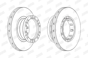 Disc frana spate stg/dr Jurid