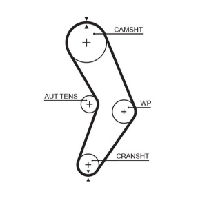 GATES FleetRunner Micro-V Stretch Fit 5662XS Curea de distributie - Img 2