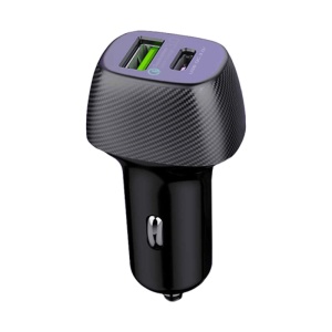 Încărcător auto, USB-A x USB-C, 25 W