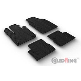 Set 4 covorase cauciuc dedicate FIAT 500e HB 11.2020->/rubber mats