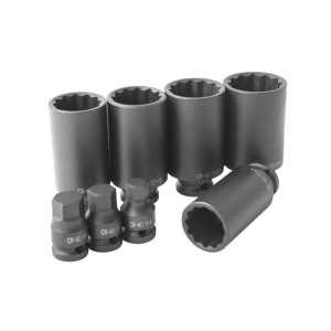 SET BIRȚI SI TUBULARE DE IMPACT 1/2" (8 BUCĂȚI)