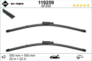 Set lamela stergator SWF Wiper FB OE LHD 550/550 mm