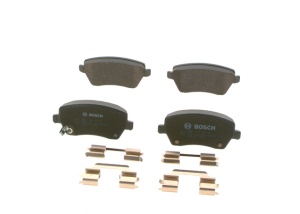 Set Plăcuțe Frână Față Bosch 0 986 494 160 pentru Opel Agila B (2008-2014) și Suzuki Swift 3 (2005→) – Senzor Uzură - Img 5