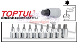Set tubulare torx 1/2, 10 piese