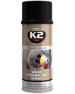 Spray lubrifiant vaselina ceramica K2 CERAMIC GREASE W124, 400 ml