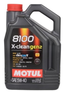 Ulei motor turisme Motul 8100 X-Clean Gen2 5W40 5L