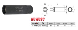 YATO YT-38510 Cheie bujii - Img 2