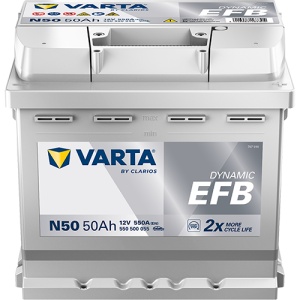 Acumulator Varta Dynamic EFB 50 Ah 540A