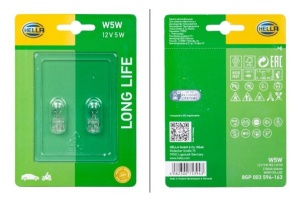 Bec Hella Long Life UP W5W 12V W2.1x9.5