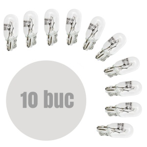 Bec MTR T10 12V 5W (W5W) W2.1x9,5d Set 10 buc