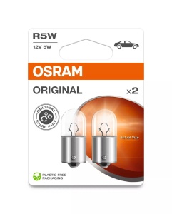Bec Osram Original R5W 12V 5W BA15s Set 2 buc