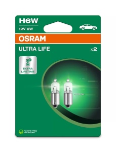 Bec Osram Ultra Life H6W 12V 6W BAX9s