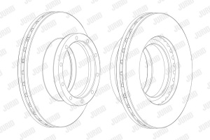 Disc frana spate stg/dr Jurid