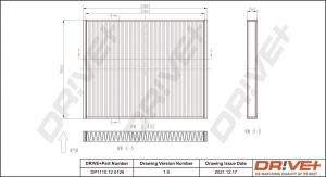 Filtru Aer DRIVE+ DP1110.10.0226, echivalenta CUK 2559