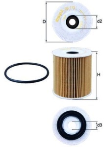 MAHLE ORIGINAL OX 175D Filtru ulei - Img 6