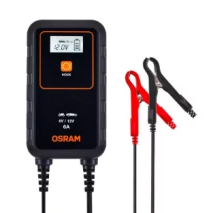 Redresor OSRAM BATTERY charge 906 auto/moto 6V/12V 6A pentru acumulatori maxim 160Ah AGM GEL VRLA Litiu - Img 2