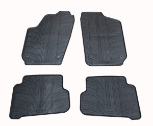 Set covorase auto din cauciuc Vw Polo (6R) 06.2009-09.2017, Negru, Gledring, 4 buc. (GL0065)