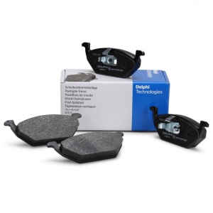 Set Plăcuțe Frână Față Delphi LP1436 – Skoda Fabia 2, VW Polo, Audi A3