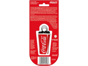 AIRPURE Odorizant auto, sticlă 3D, Coca-Cola original