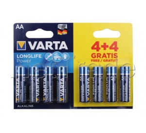 Baterie Varta LongLife Power AA - LR6 1.5V (Alcalina) 8 buc