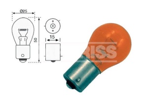 Bec Carpriss PY21W 24V 21W BAU15s