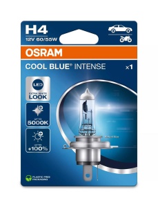 Bec Halogen Osram Cool Blue Intense Next Generation H4 | 12V - P43t