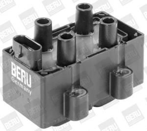 BERU ZS354 Bobina de inductie / 4poli, 12V, Nr. de cuplaje: 4, Constructie racord dinte ferastrau - Img 1