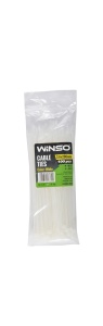 Coliere plastic 3,6x200 Alb - Set 100 buc