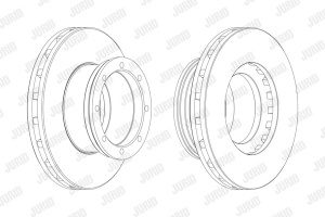 Disc frana spate stg/dr Jurid