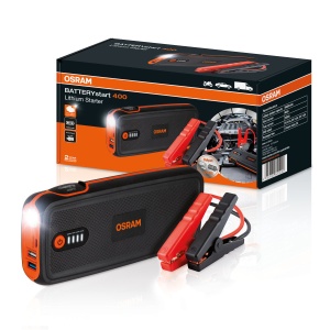 Jump starter pentru pornire masina, acumulator extern power bank 16800 mAh Osram Batterystart 400