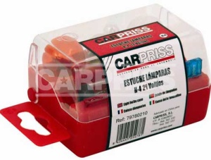 Kit rezerva becuri Carpriss H4 24V 75/70W P43t