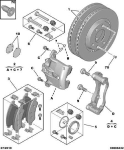 Klaxcar France 24803z - Set placute frana,frana disc echivalenta GDB1416 - Img 3