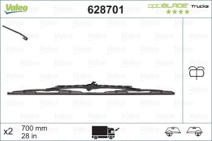 Lamela stergator 700 mm