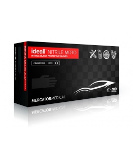 Manusi XL ideall nitrile Moto nepudrate Negre 290 mm