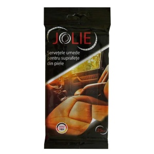 Servetele umede auto pentru suprafete din piele Jolie 25 buc