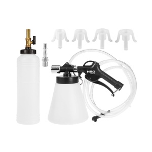 Set unelte pentru schimbarea lichidului de frana NEO Tools, material plastic, 90-120 psi